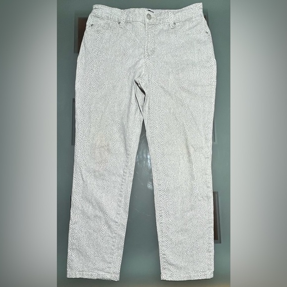 NYDJ, Not Your Daughters Jeans, Ankle Size 10P, Animal Print - Picture 1 of 8